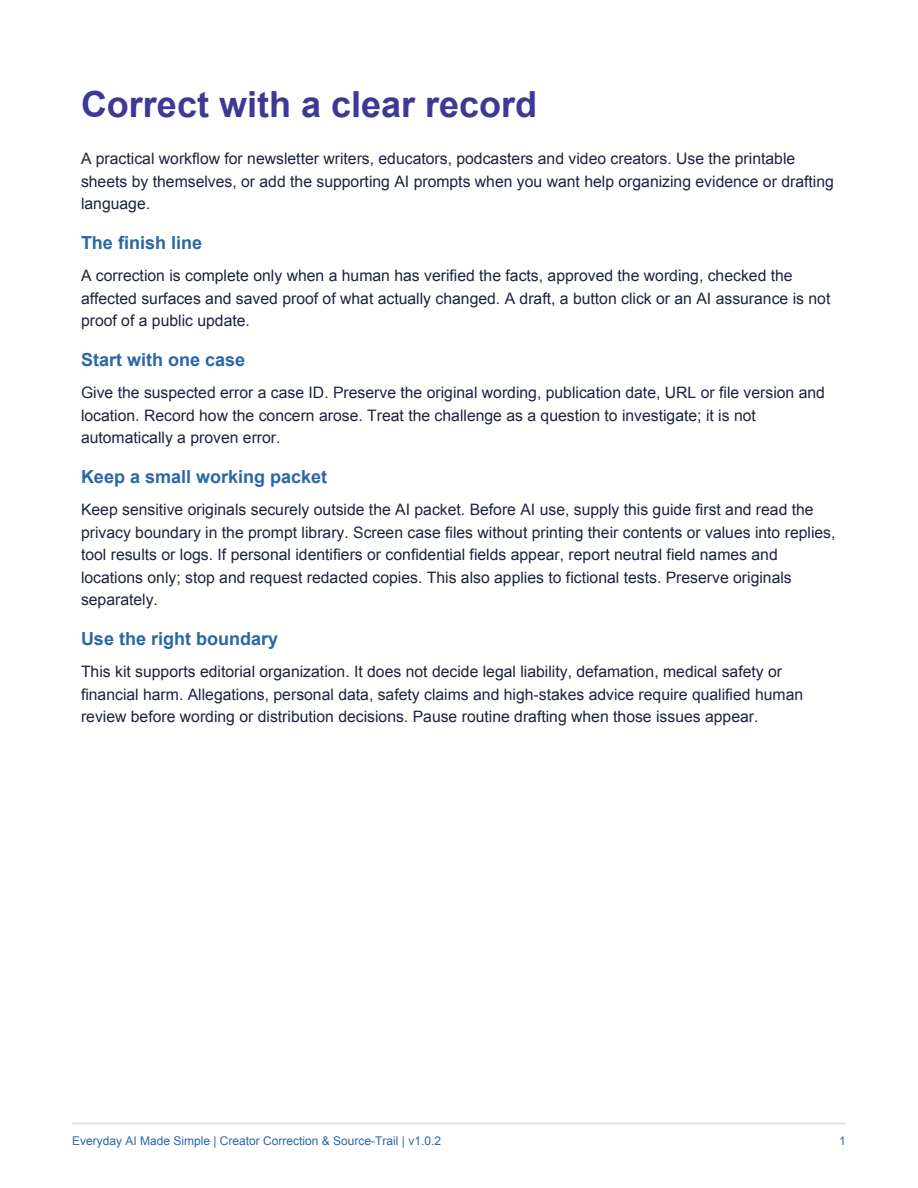 Inside the guide: actual customer PDF page