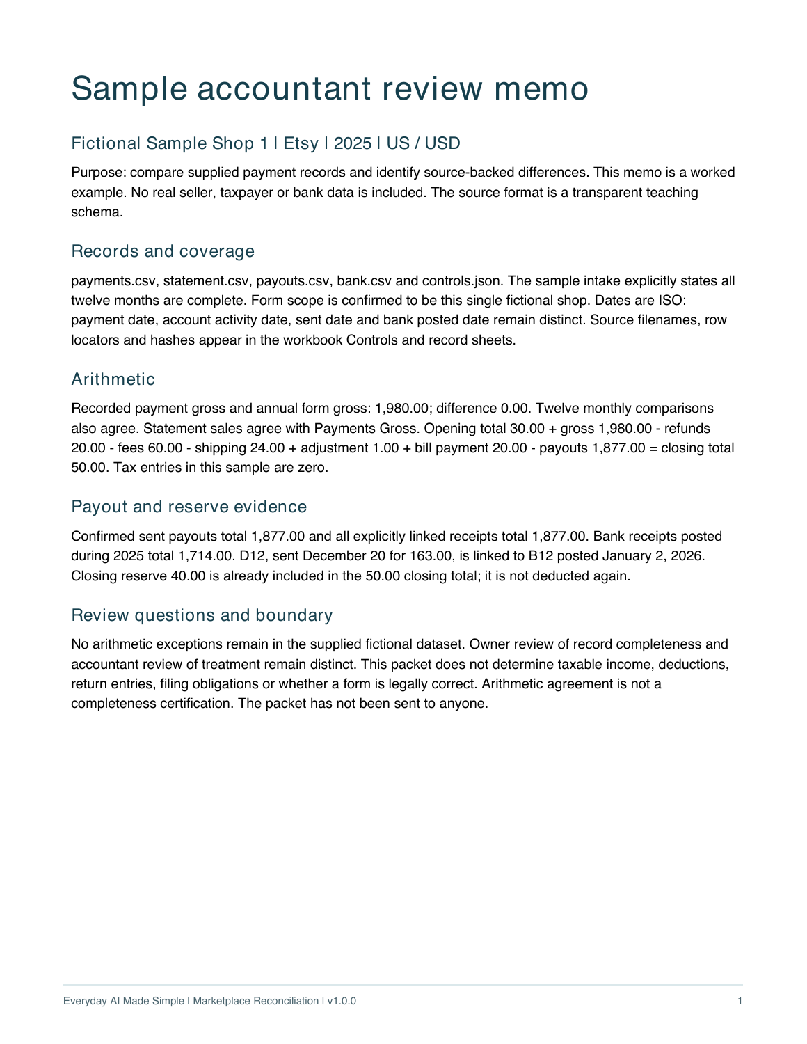 First page of Sample-Accountant-Memo.pdf