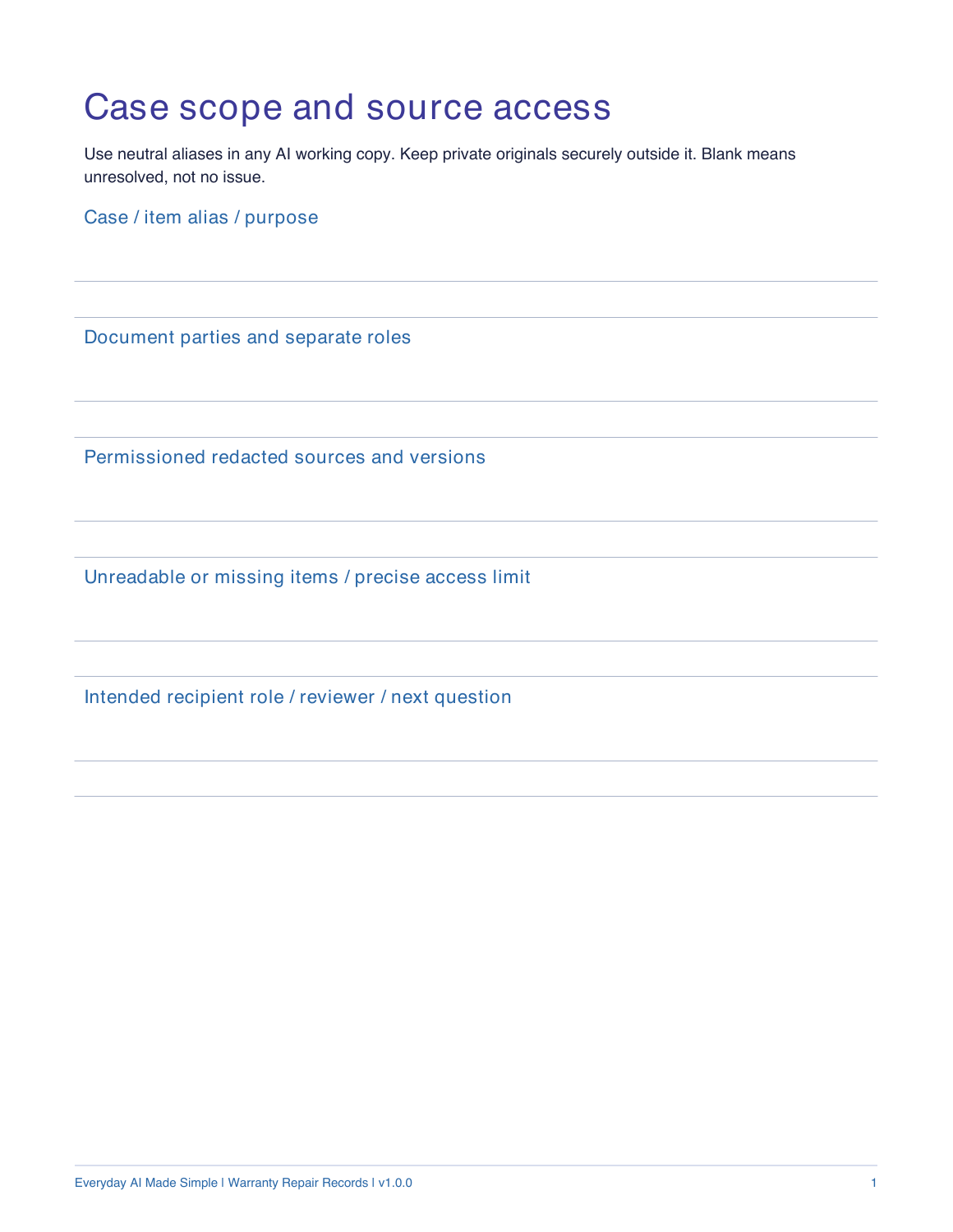 First page of Worksheets-and-Logs.pdf